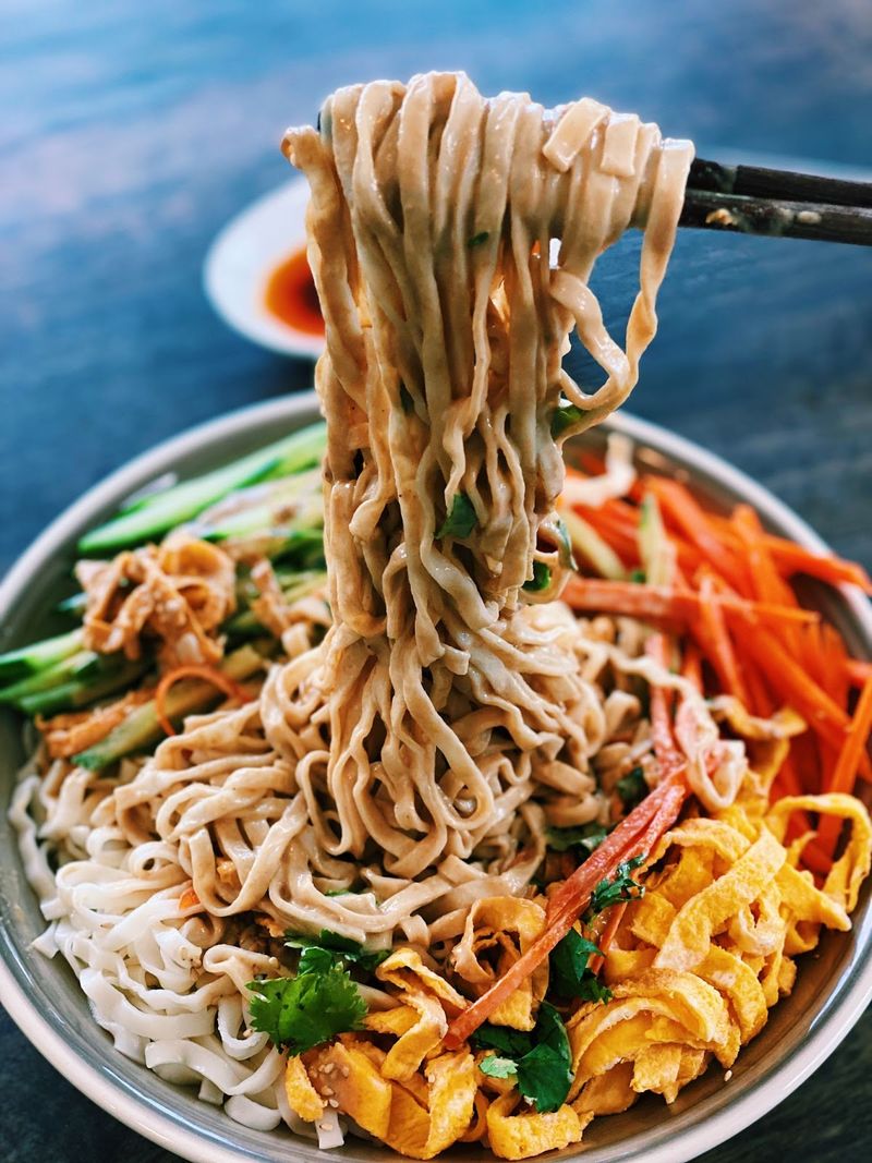 Cold Sesame Noodle Bowls