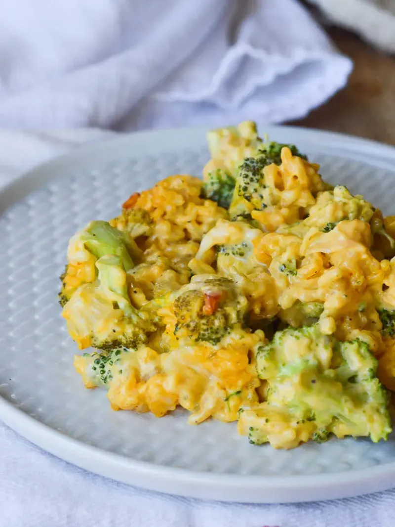 Cheesy Broccoli And Rice Casserole