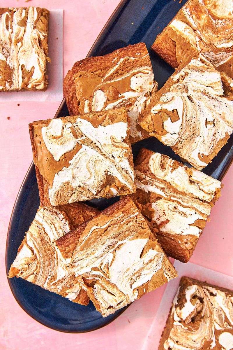 Fluffernutter Blondies