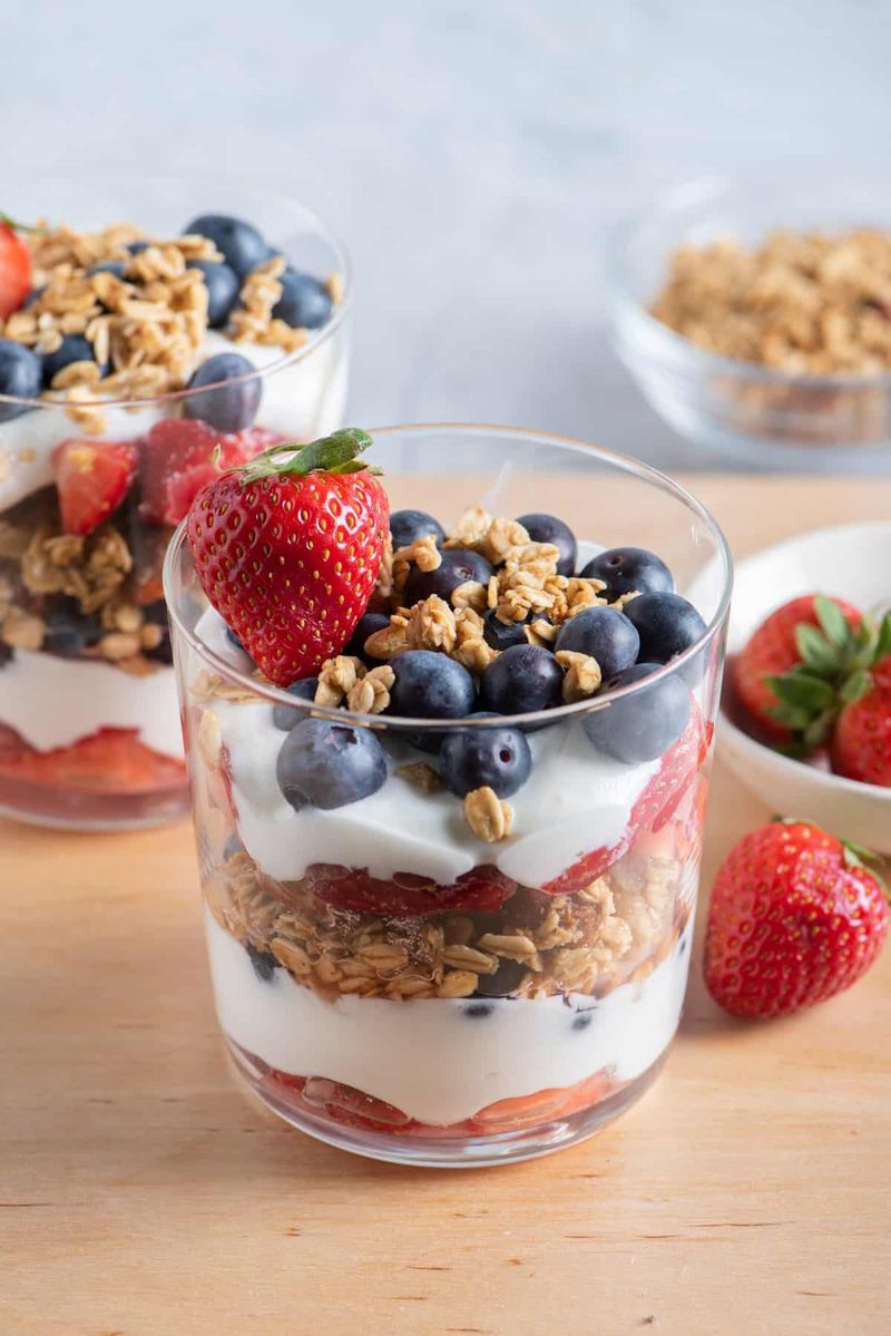 Yogurt Parfaits With Fresh Fruit