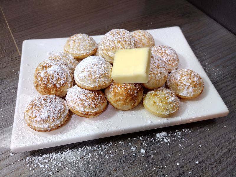 Poffertjes (Mini Pancakes) – Netherlands