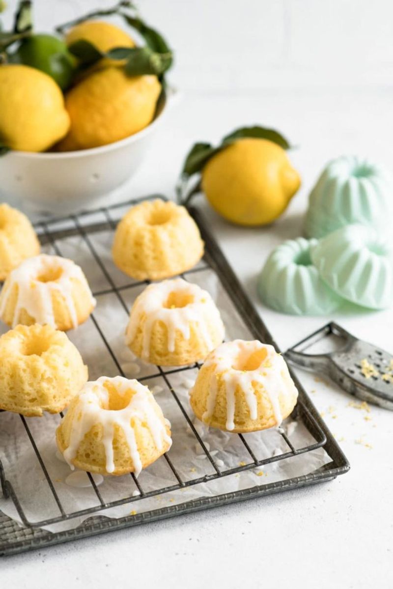Lemon Drizzle Mini Muffins