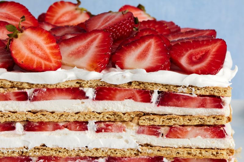 Strawberry Icebox Cake
