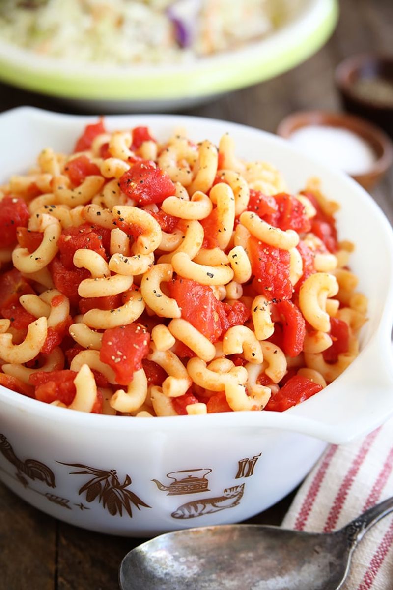 Macaroni And Tomato Casserole