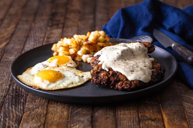 Country Fried Steak & Eggs