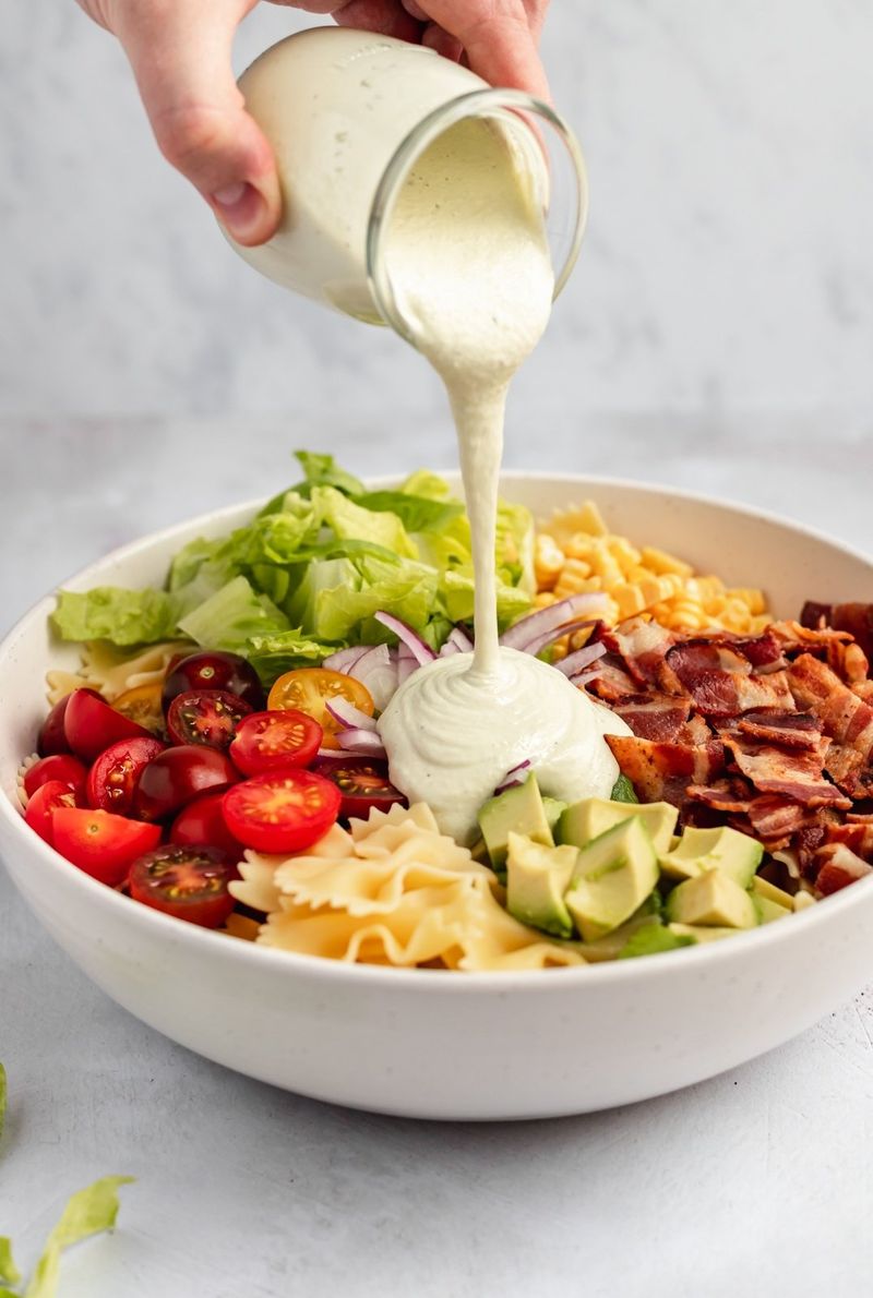BLT Pasta Salad with Buttermilk Dressing