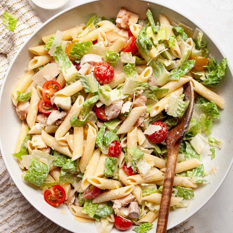 Chicken Caesar Pasta Salad