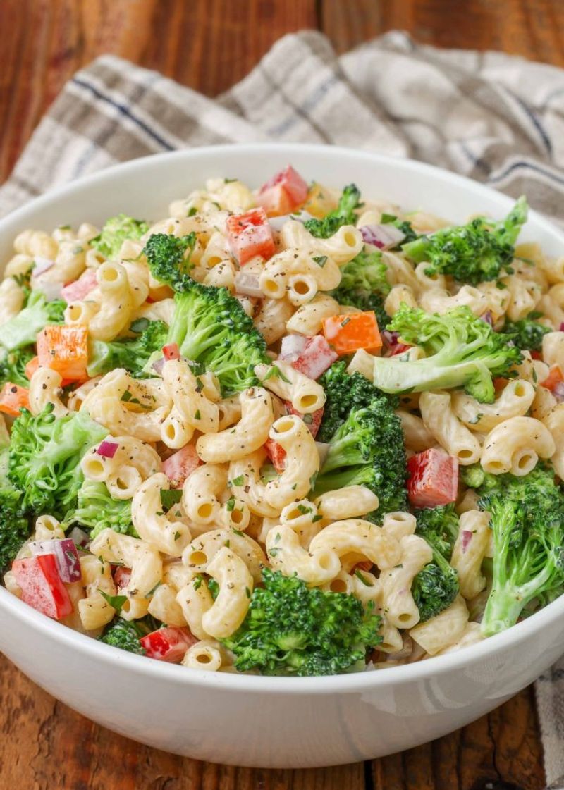 Broccoli Cheddar Pasta Salad