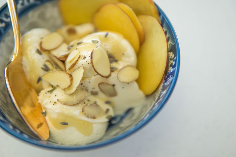 Honey-Lavender Yogurt Bowl