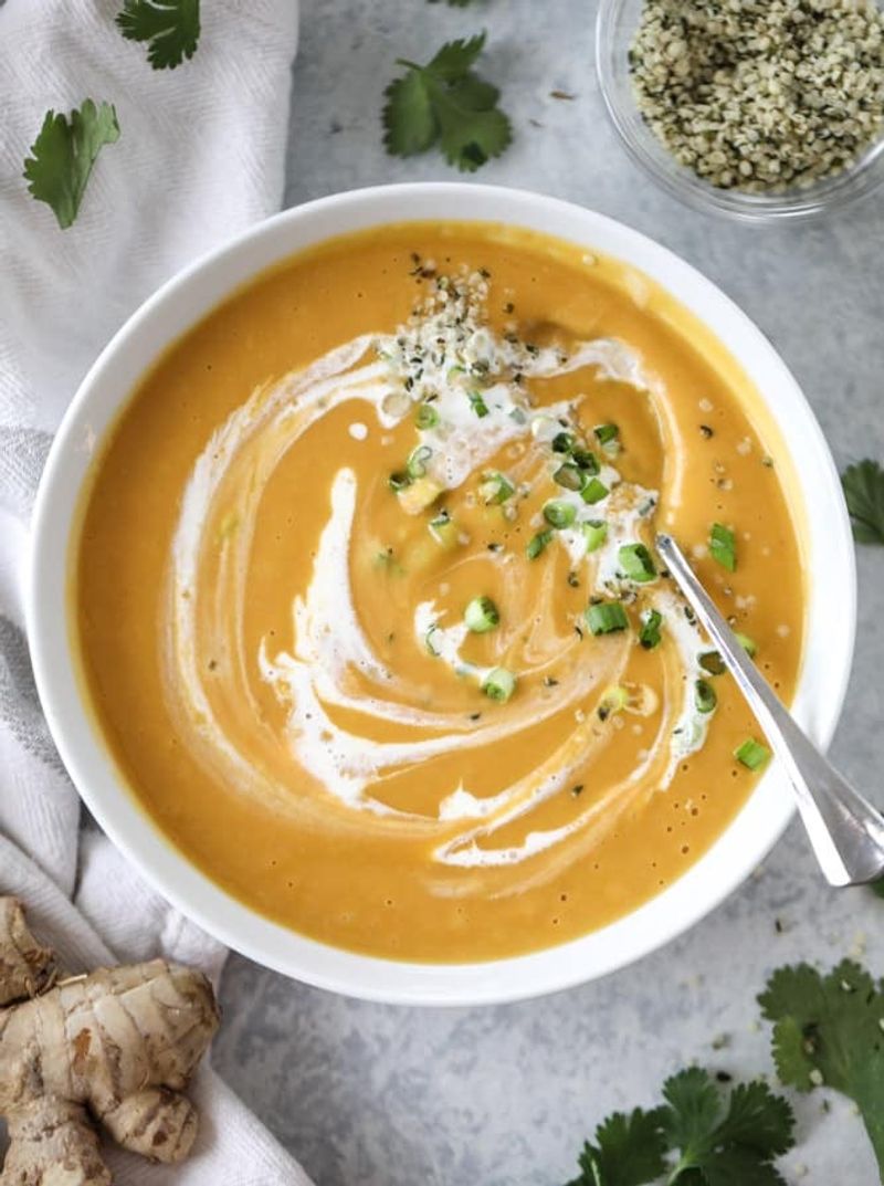 Sweet Potato And Ginger Soup