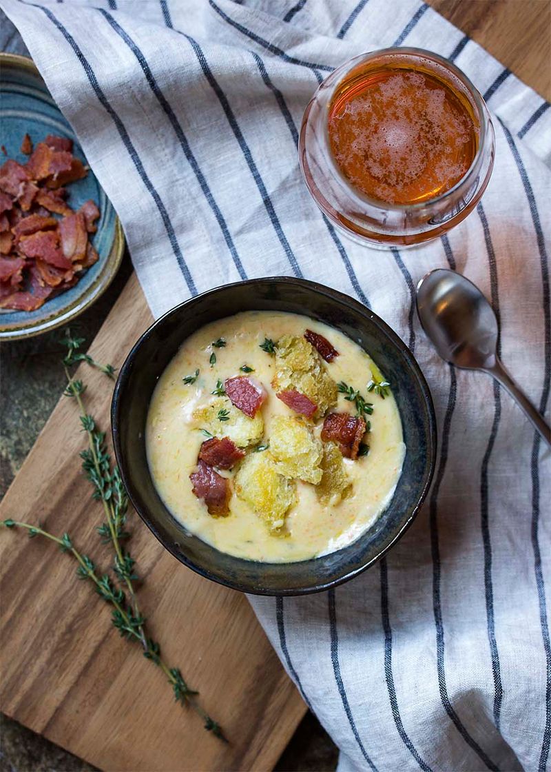 Smoky Bacon Potato Soup