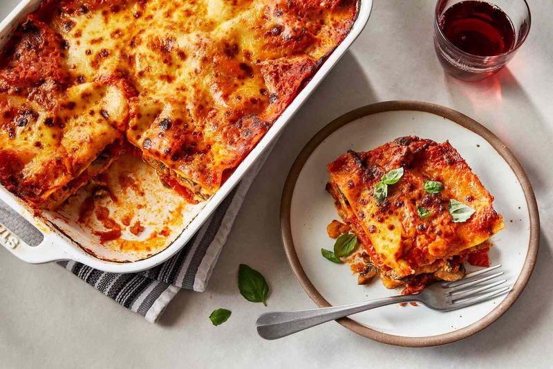 Three-Cheese Lasagna