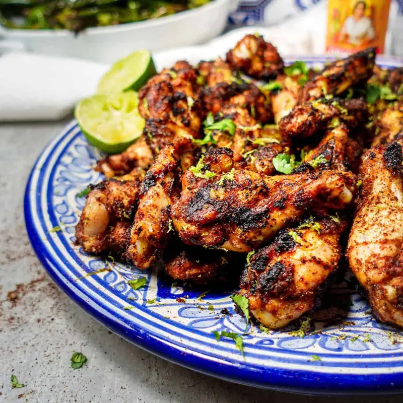 Chili-Lime Grilled Chicken Wings