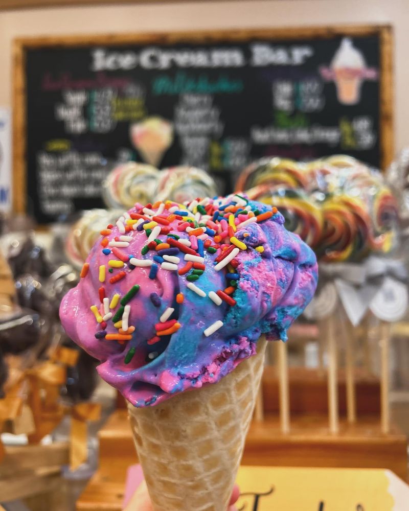 Giant Ice Cream Cone With Sprinkles