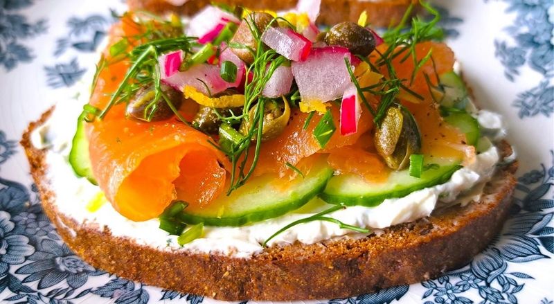 Smoked Salmon And Cream Cheese (Scandinavia)