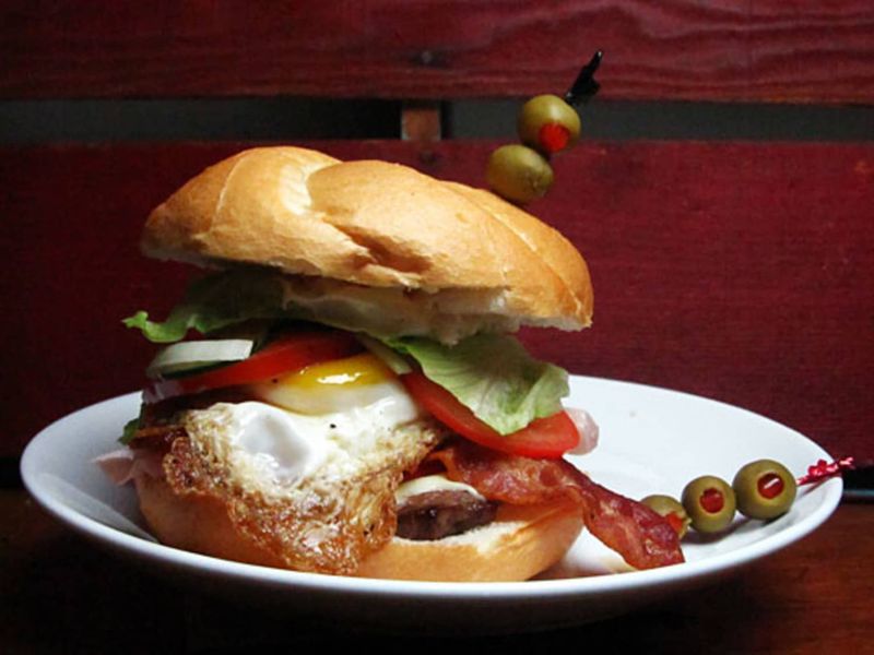 Chivito Steak And Egg (Uruguay)