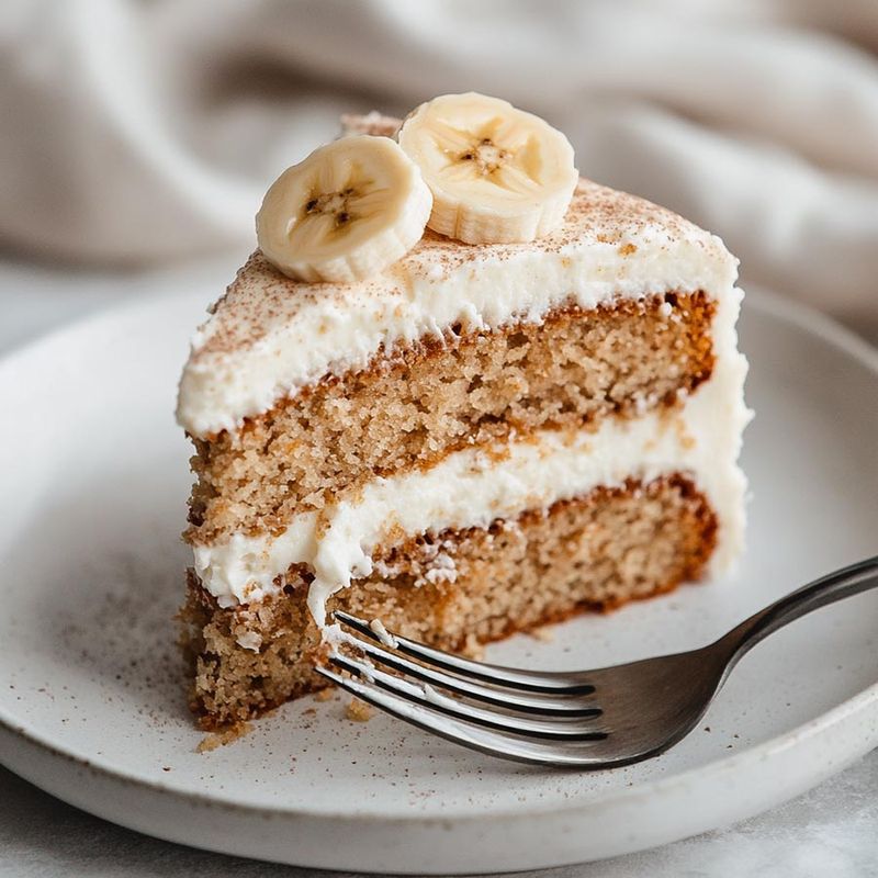 Banana Cake With Buttercream