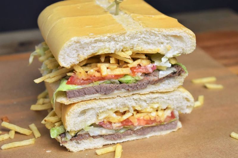 Pan con Bistec