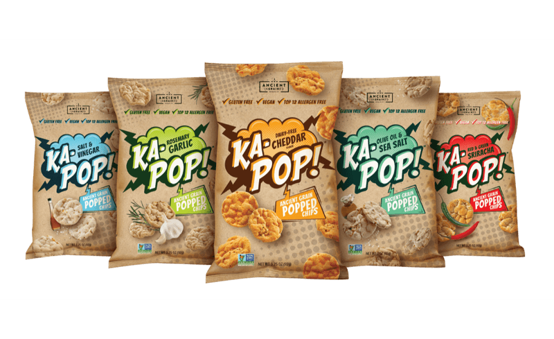 Ka-Pop! Ancient Grain Puffs (Salt & Vinegar Pretzel)