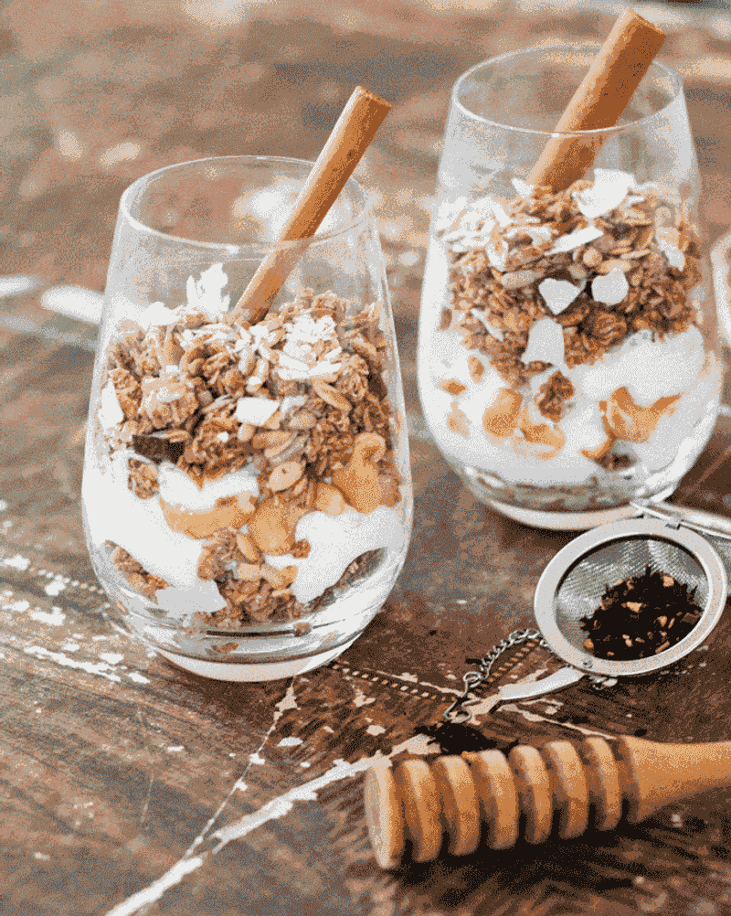 Chai-Spiced Yogurt With Toasted Almonds