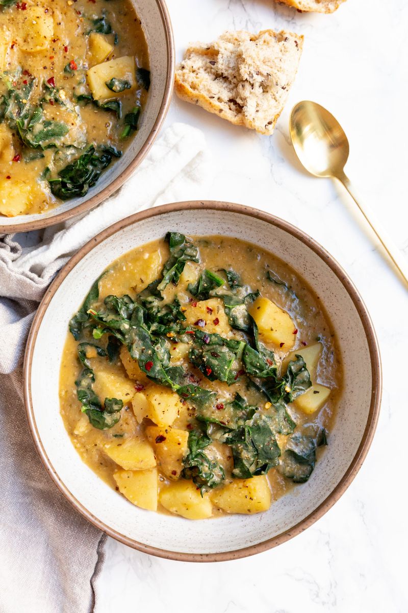 Vegan Potato And Kale Soup