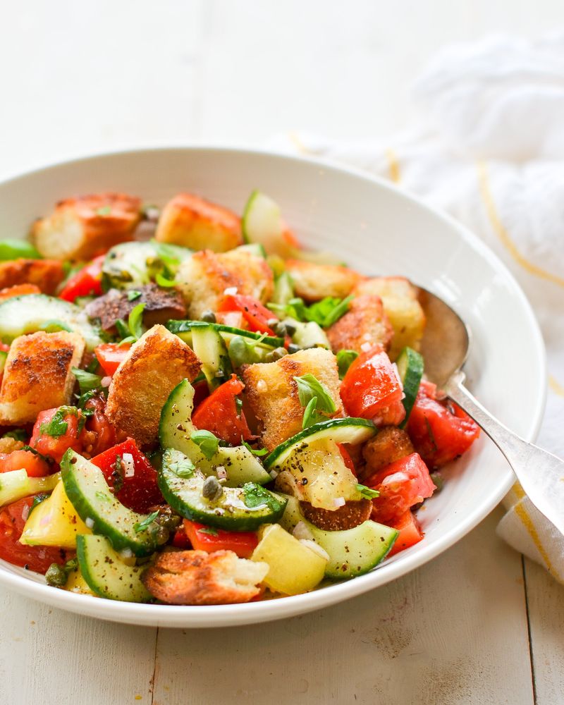 Tomato And Cucumber Panzanella