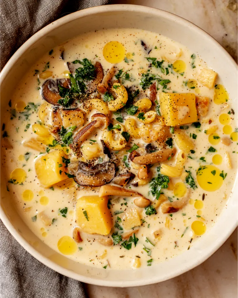Creamy Mushroom and Potato Soup