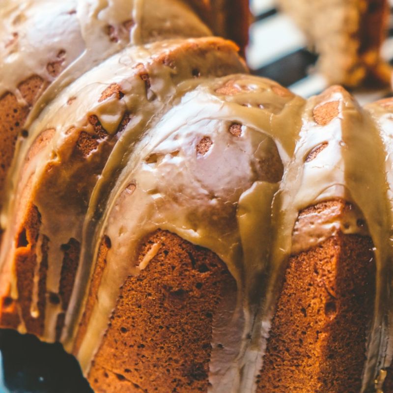 Spice Cake With Brown Sugar Glaze