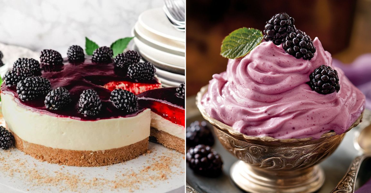 amazing desserts made with blackberries