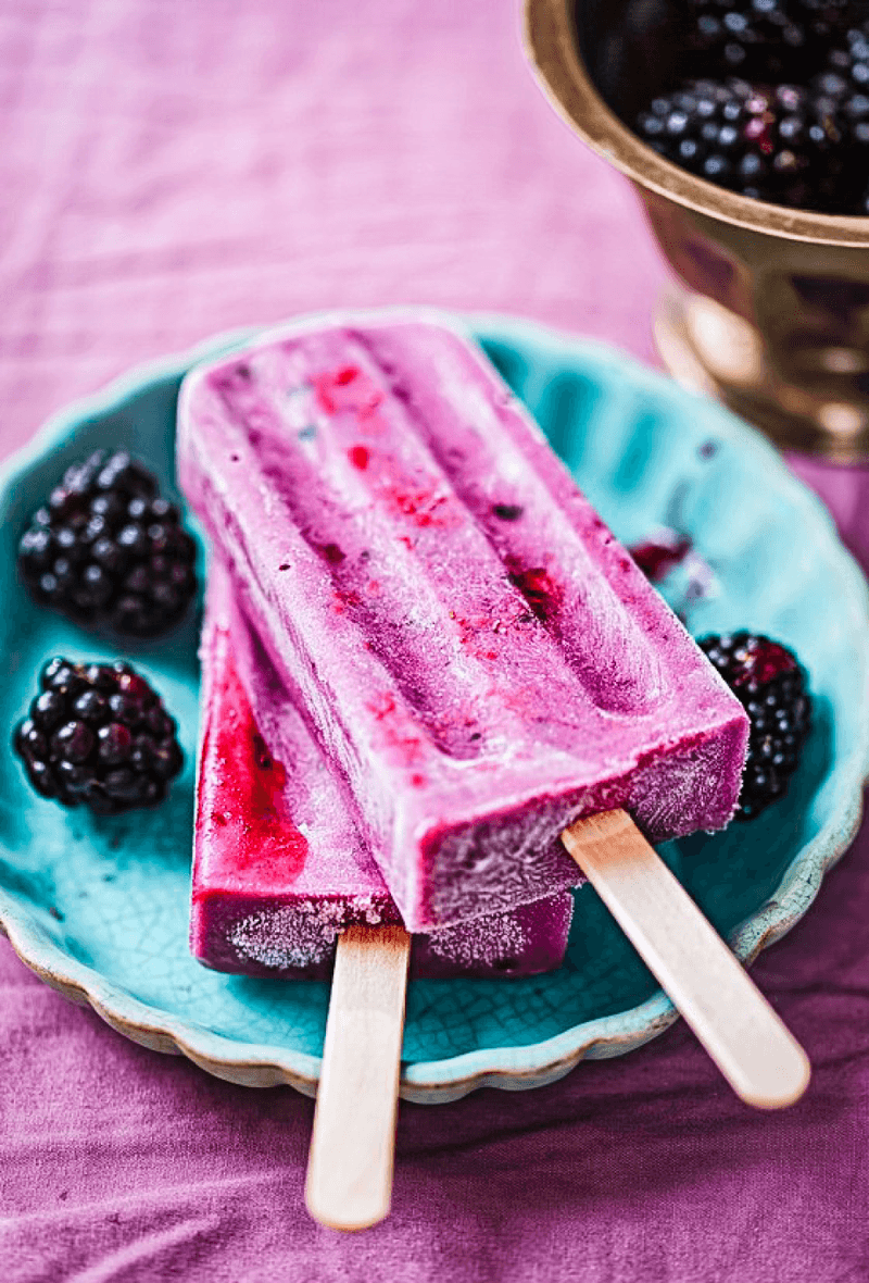Blackberry Popsicles