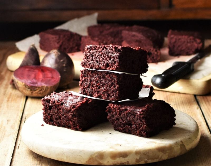 Toss Shredded Beets Into Brownies
