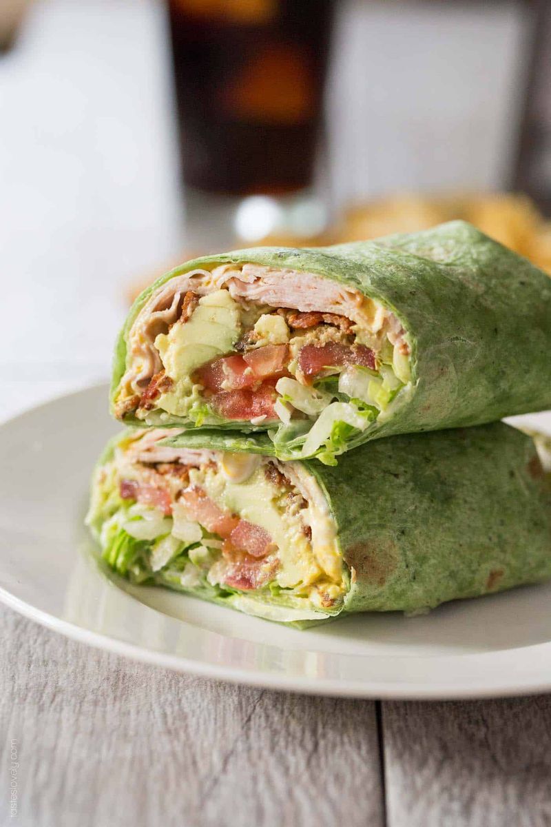 Turkey and Spinach Wraps