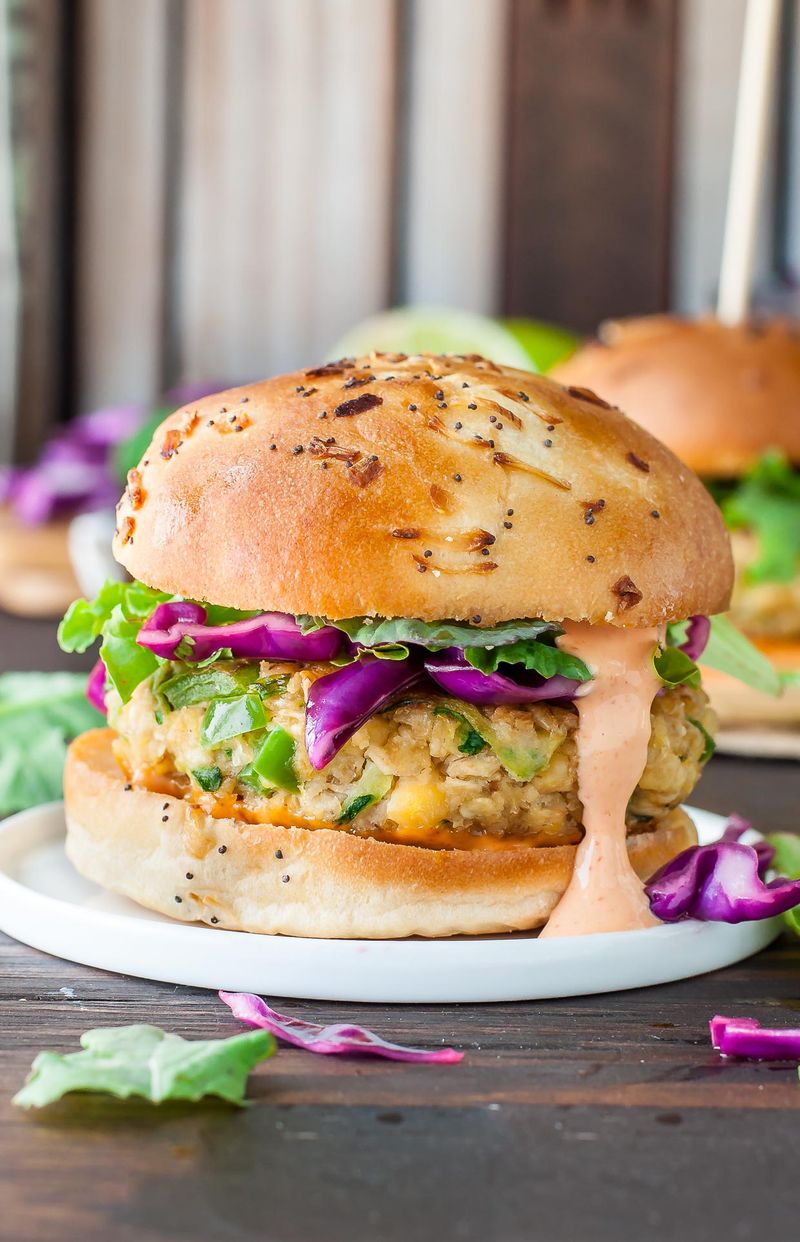 Chickpea Veggie Burgers