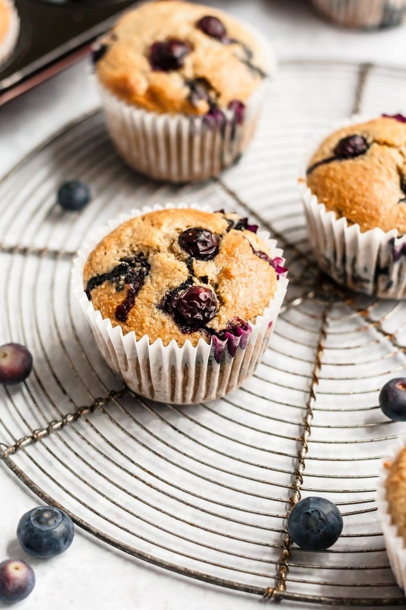 Blueberry Muffins With Almond Flour