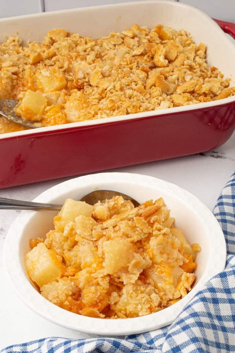 Ham And Pineapple Casserole