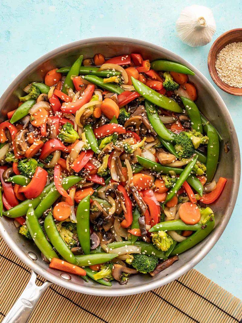 Veggie Stir-Fry with Garlic Soy Sauce