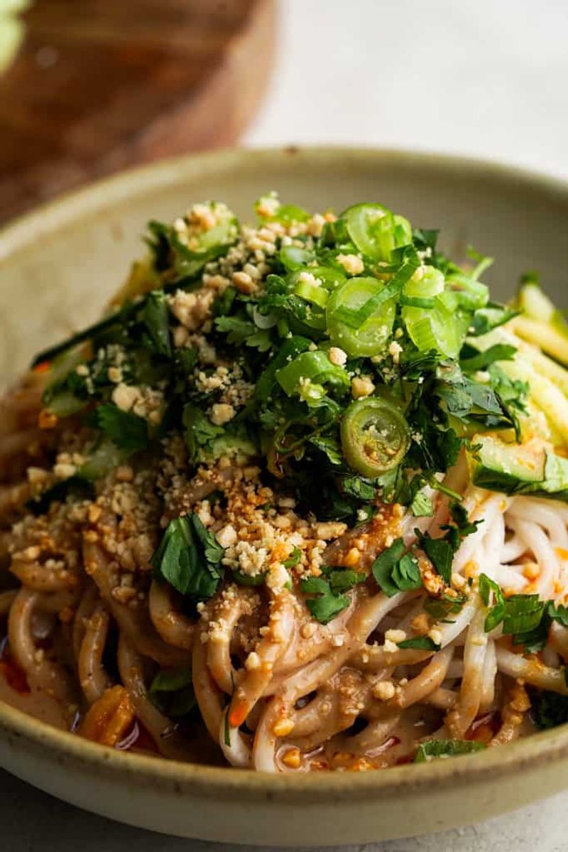 Cold Sesame Noodle Bowl