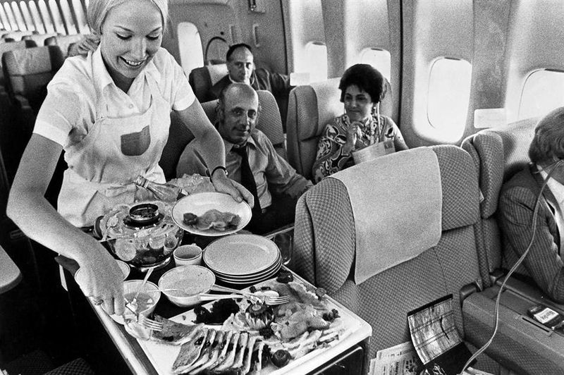 United Airlines Filet Mignon And Fine Wines (1970s)