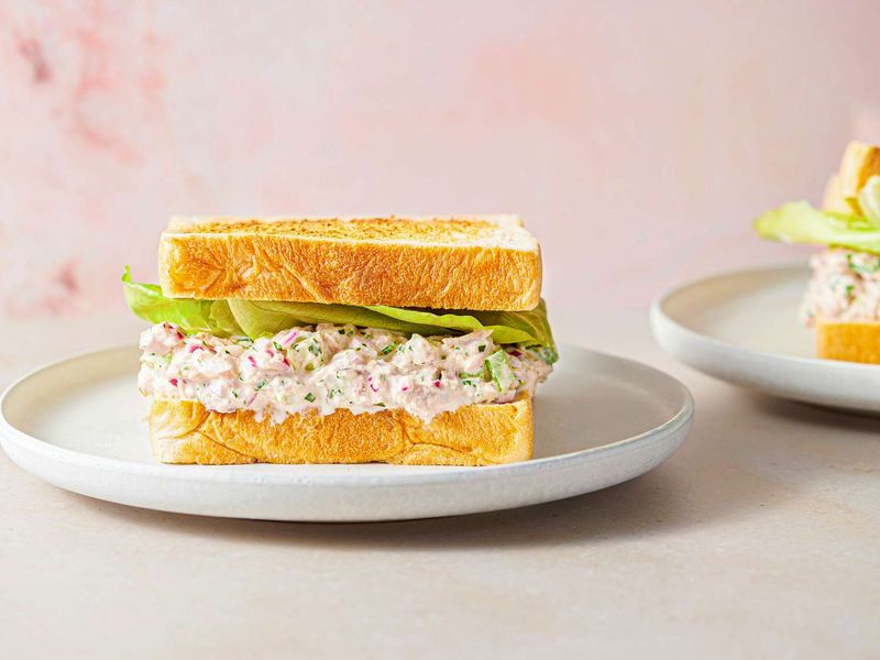 Mayonnaise And Lettuce Sandwich