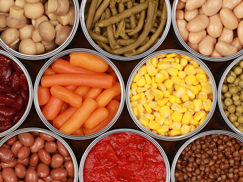 Canned Foods Can Be High In Sodium