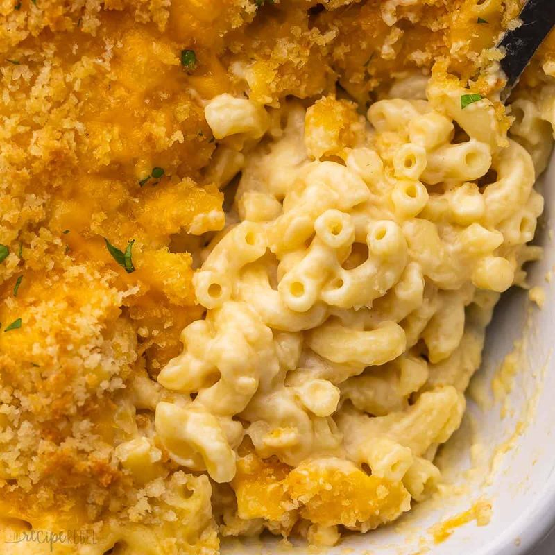 Mac And Cheese With Panko Topping