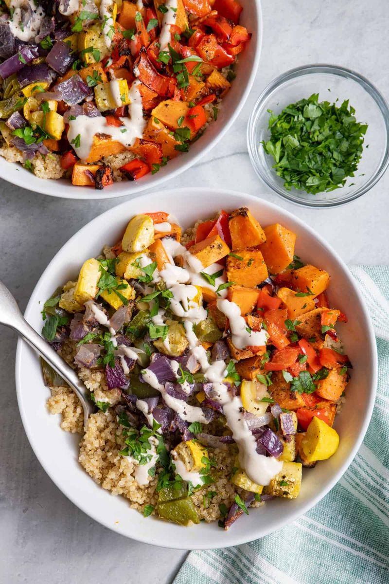 Quinoa Bowl With Roasted Veggies