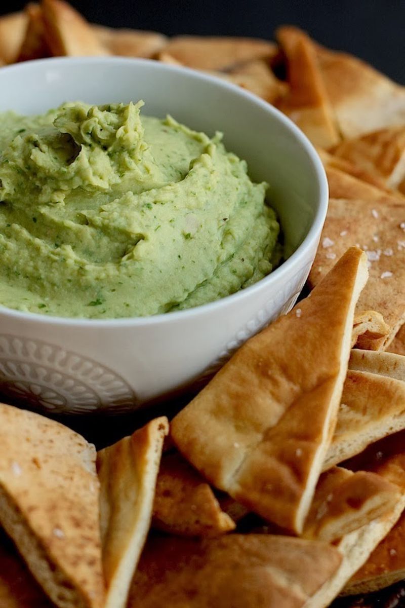 Pita Chips And Guacamole