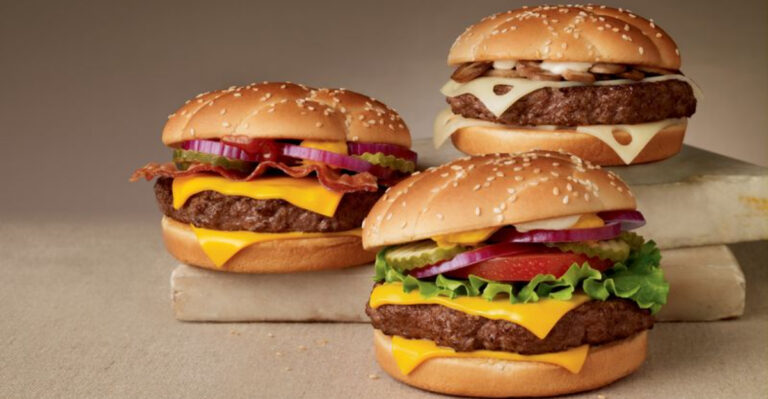 McDonald's food items from different years