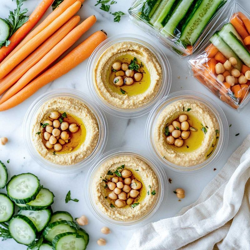 Hummus And Veggie Cups