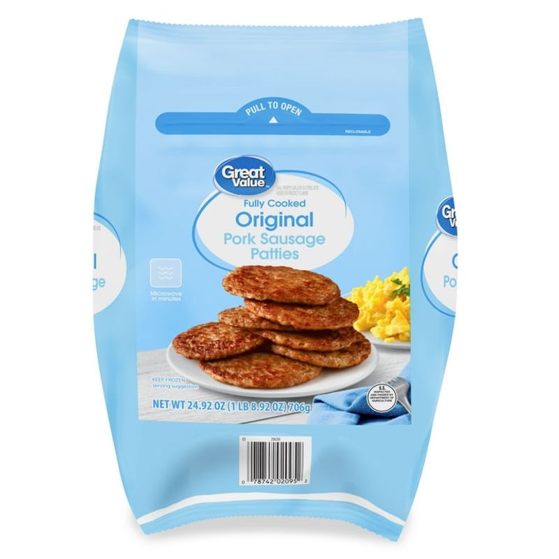 Great Value Pork Sausage Patties