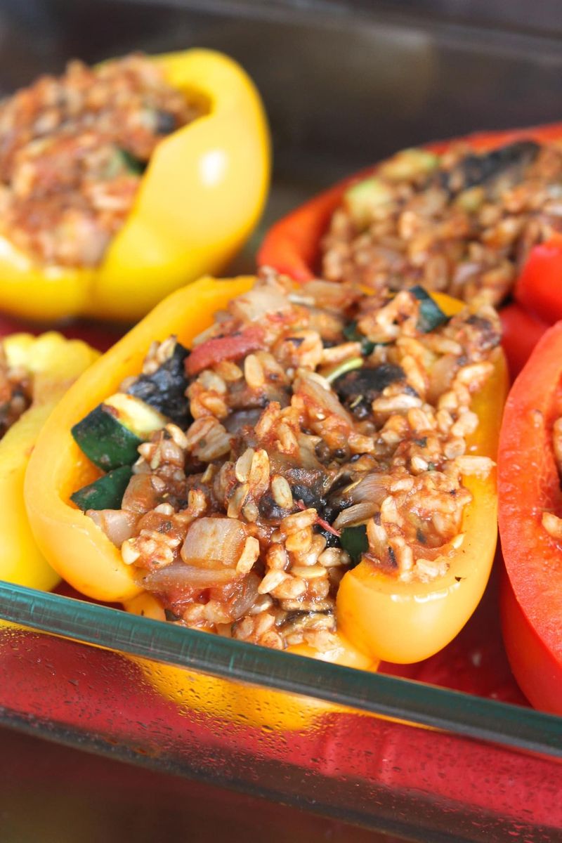 Plant-Based Stuffed Bell Peppers