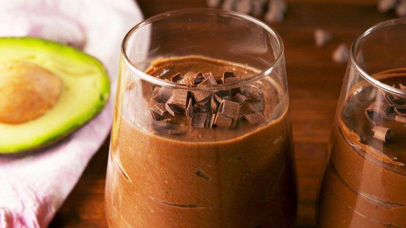 Chocolate Avocado Mousse Cups