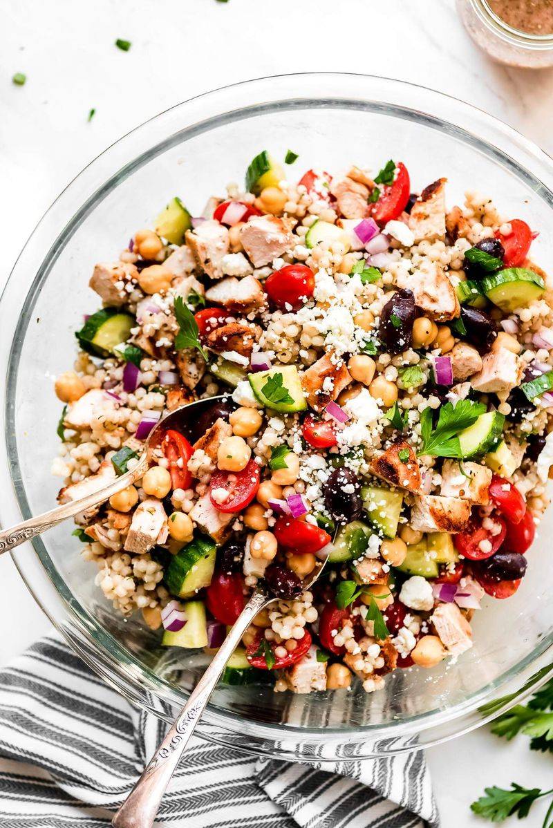 Greek Couscous Bowls