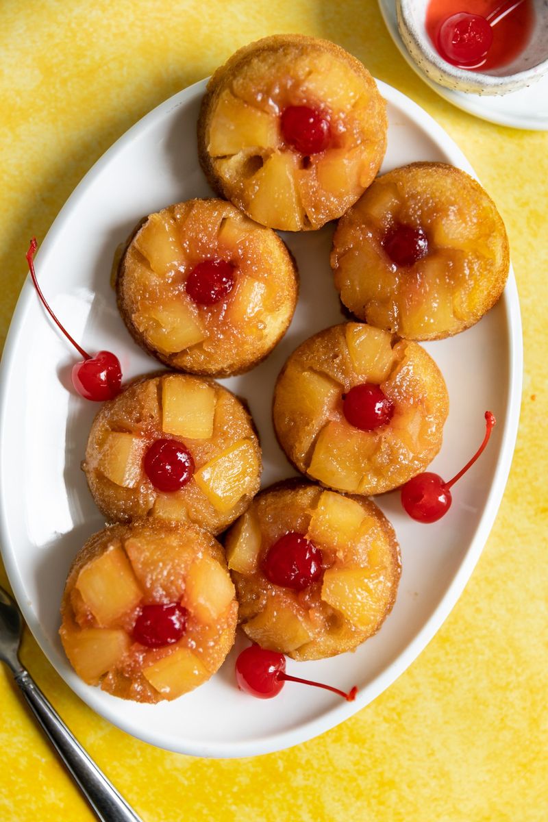 Pineapple Upside-Down Cupcakes